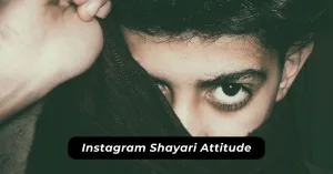 Instagram Shayari Attitude