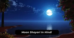 Moon Shayari In Hindi