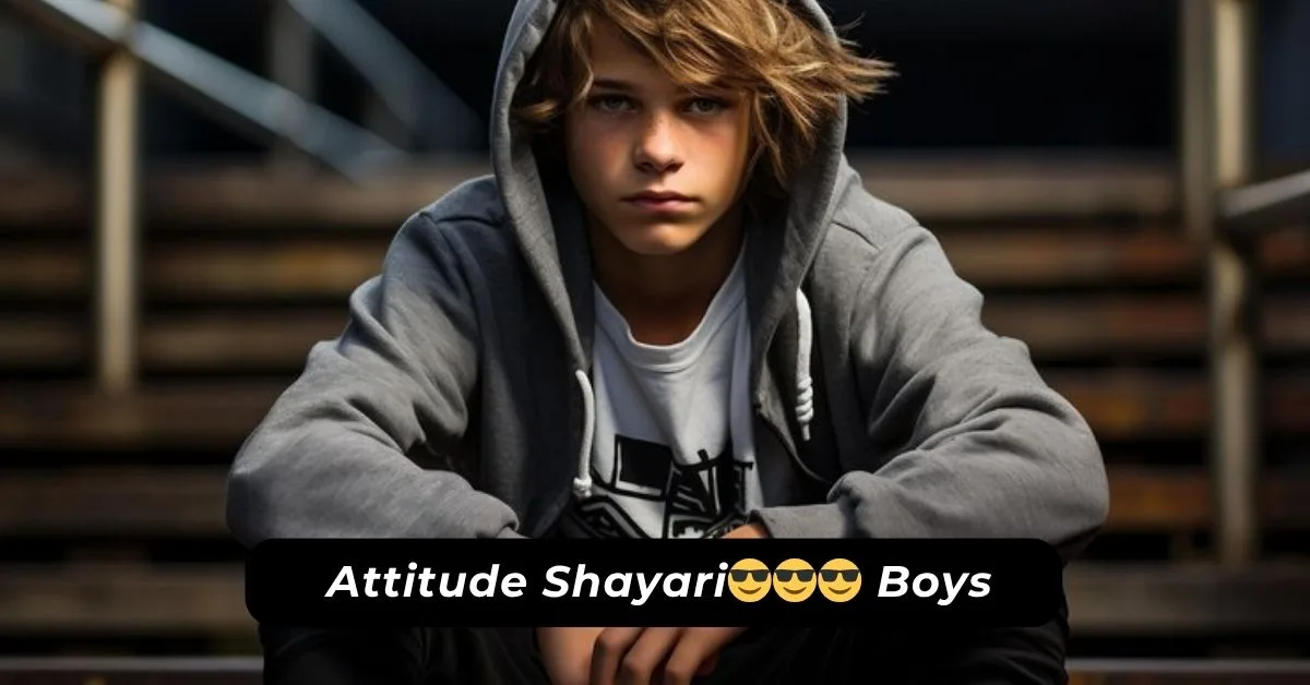 Attitude Shayari😎😎😎 Boys