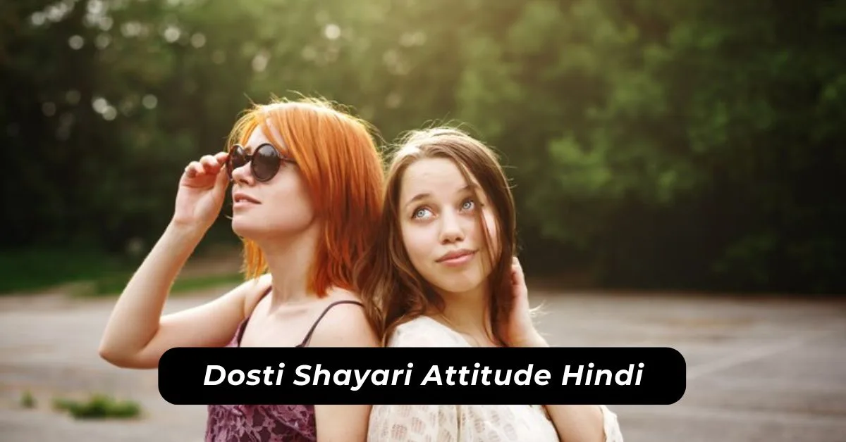Dosti Shayari Attitude Hindi