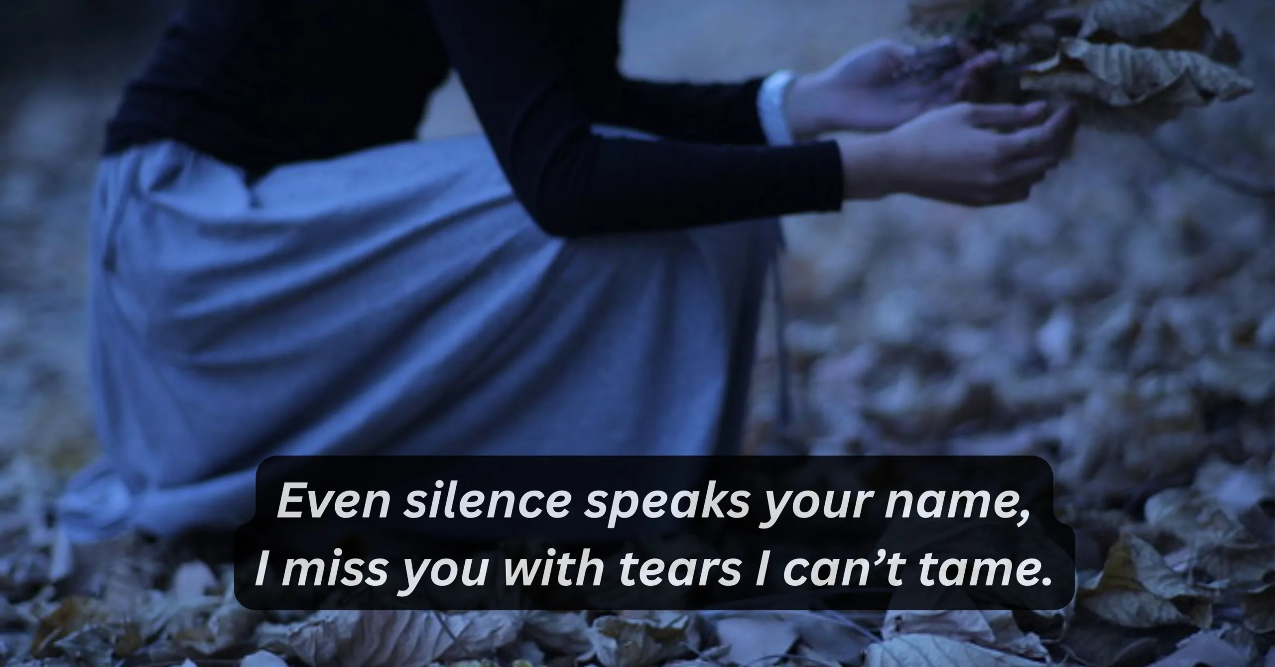 Heart touching miss you shayari in English.