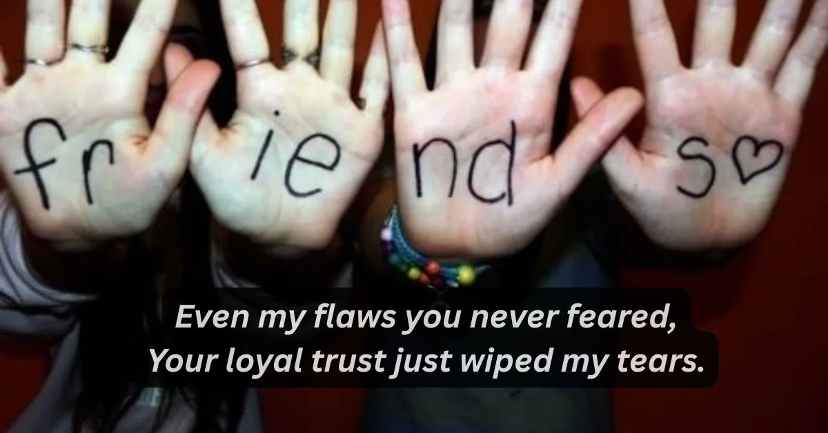 New 75+ Trust Friendship Shayari in English 2 Best friend shayari english