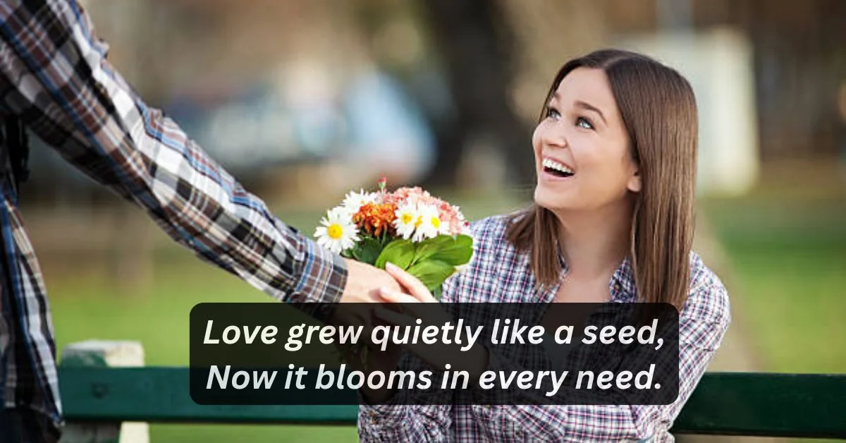 Flower shayari english