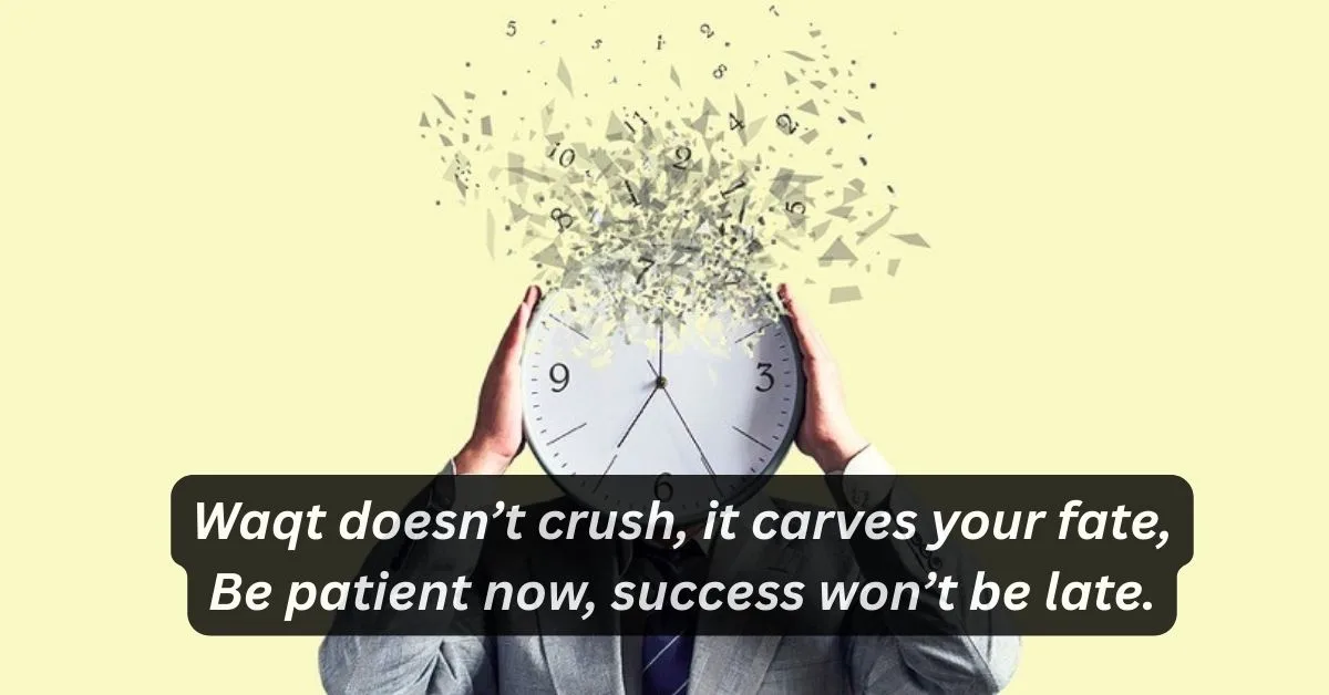 Time par shayari in english