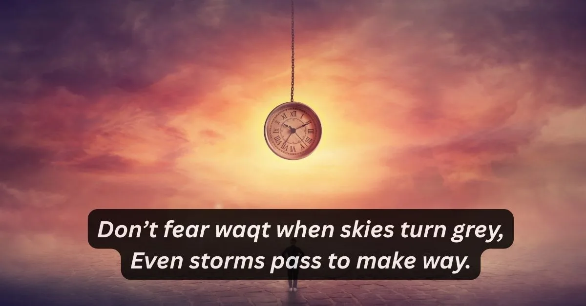 Time shayari in english